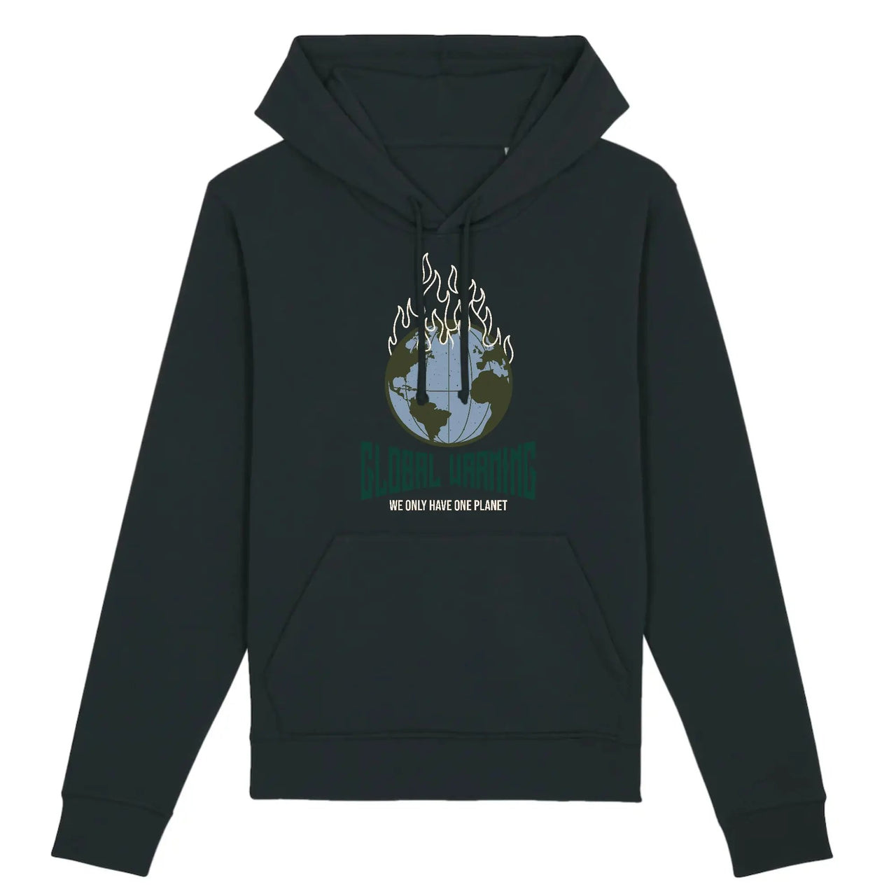 Black eco friendly hoodie
