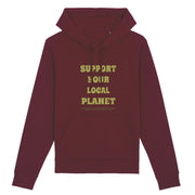 Maroon eco friendly hoodie