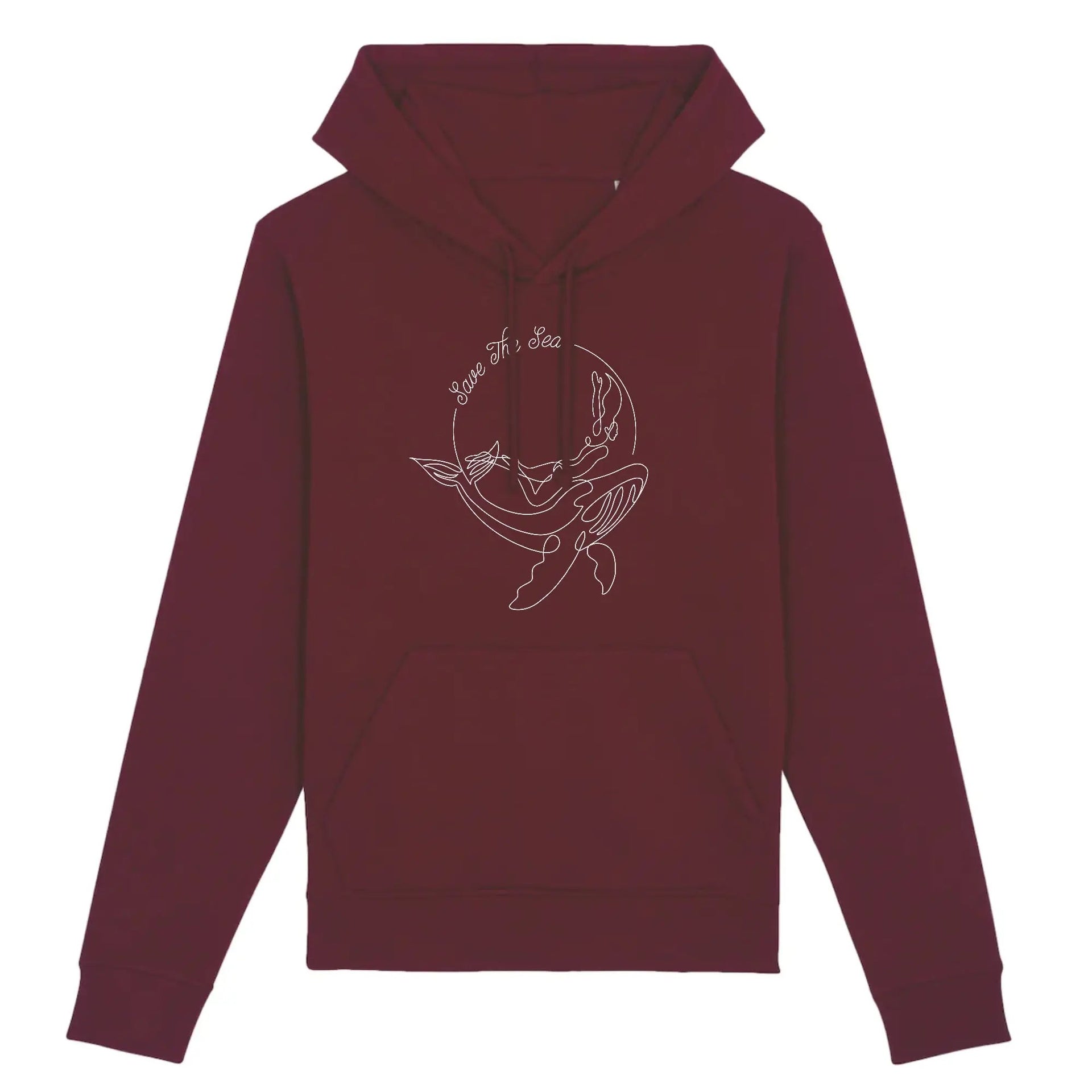 Maroon eco friendly hoodie