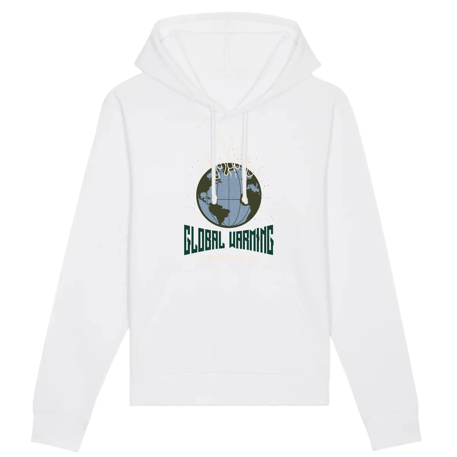 White eco friendly hoodie