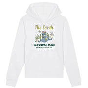 White eco friendly hoodie