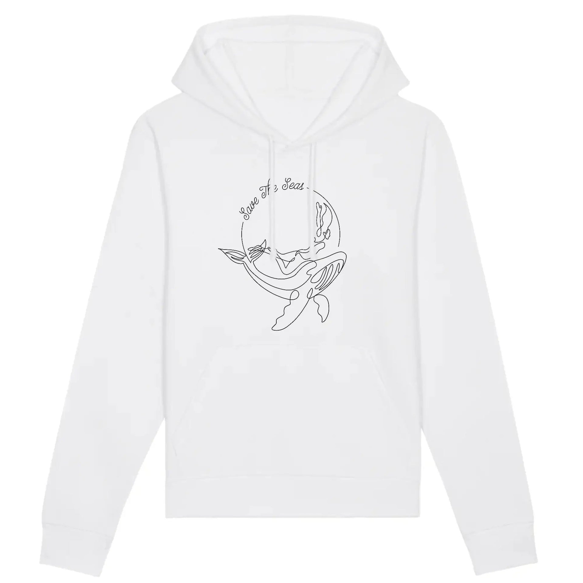 White eco friendly hoodie