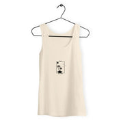 Feel the vibes woman's best organic cotton tank top