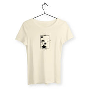 a white t - shirt with a palm tree on it